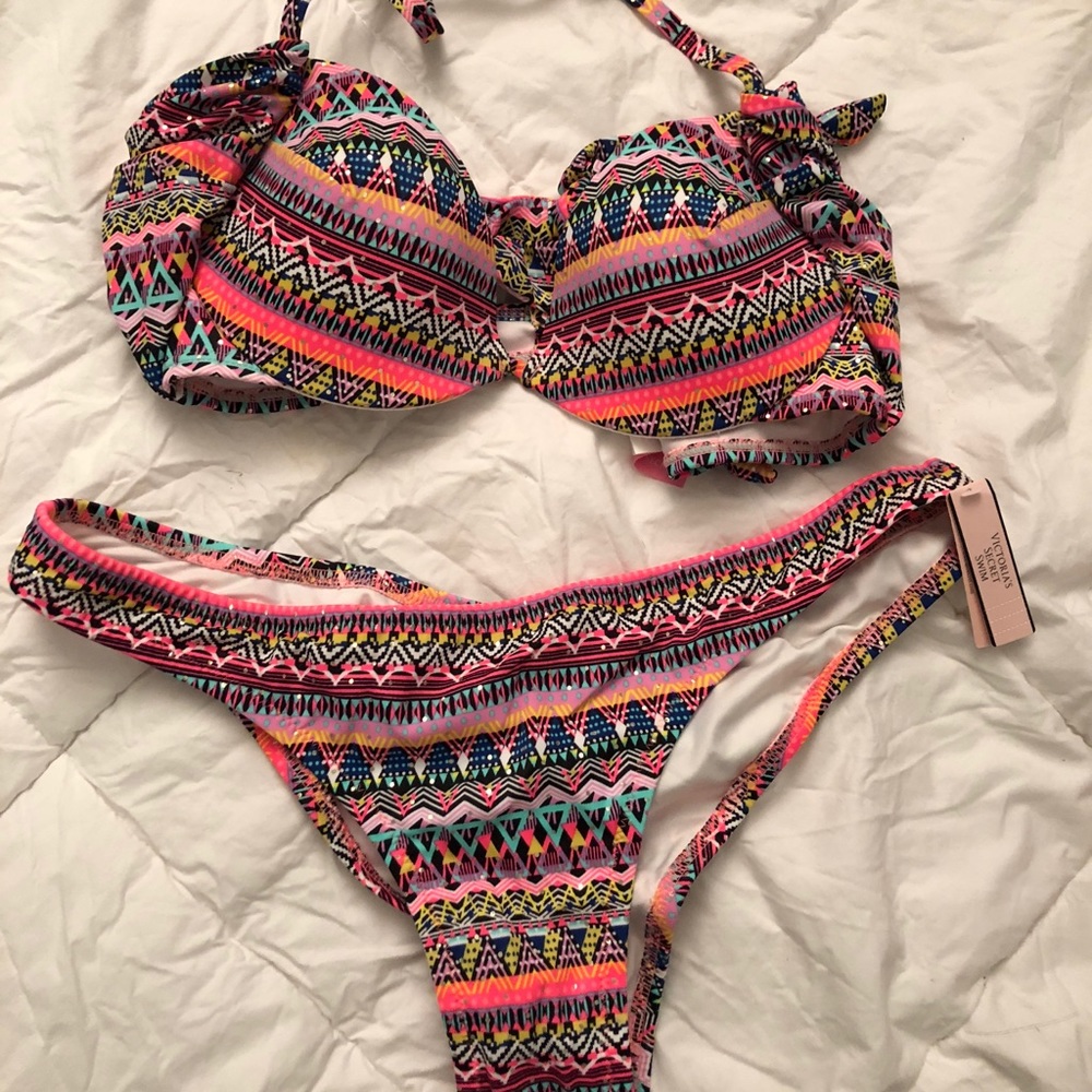 VS rainbow bikini